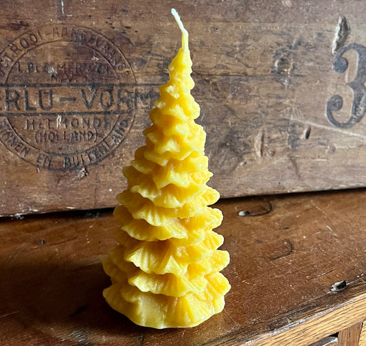 Tree Beeswax Candle